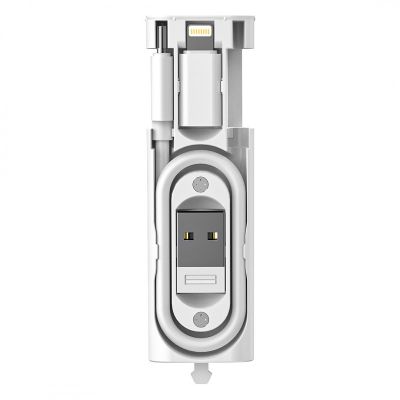 KLASTER, plastična kutija sa adapterima, beli