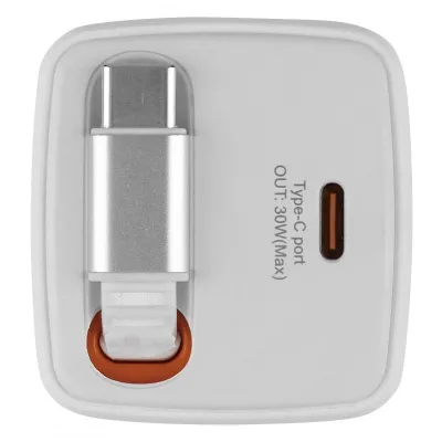 GANT 30W, zidni punjač 30w, beli