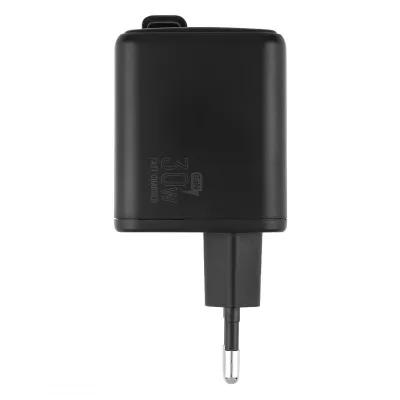 GANT 30W, zidni punjač 30w, crni