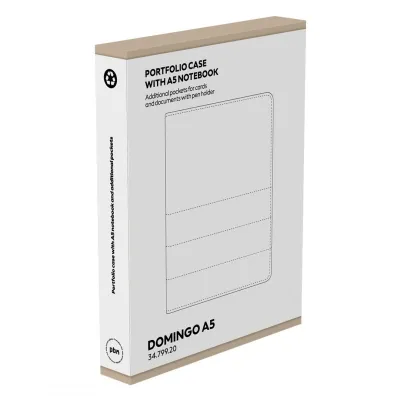 DOMINGO A5, portfolio sa notesom a5, plavi