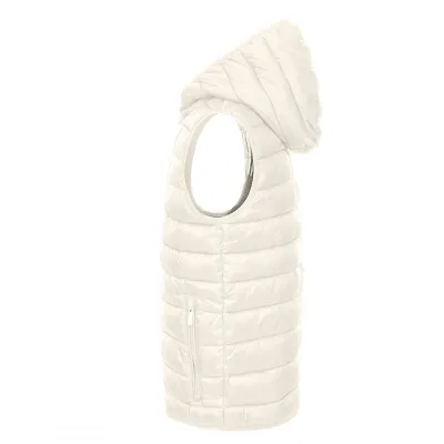 LIBERTY HOOD VEST KID, dečji prsluk sa kapuljačom, krem-beli