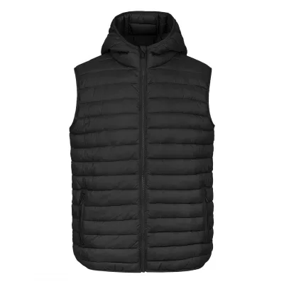 LIBERTY HOOD VEST MEN, prsluk sa kapuljačom, crni