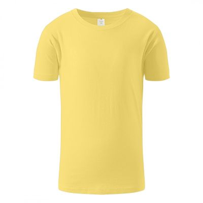 TERRA KID, dečja majica od organskog češljanog pamuka, 150g/m2, svetlo žuta