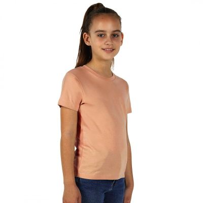 TERRA KID, dečja majica od organskog češljanog pamuka, 150g/m2, koralna