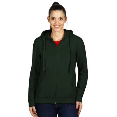 WINNER, dukserica sa kapuljačom i rajsferšlusom, 280 g/m2, zelena