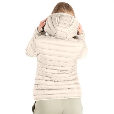 LIBERTY JACKET WOMEN, ženska jakna sa kapuljačom, krem-bela