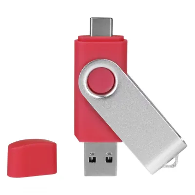 SMART C SILVER, usb flash memorija, crveni, 128GB