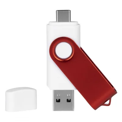 SMART C RED, usb flash memorija, beli, 128GB
