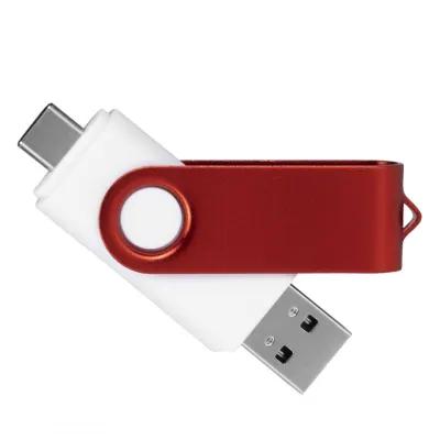 SMART C RED, usb flash memorija, beli, 128GB