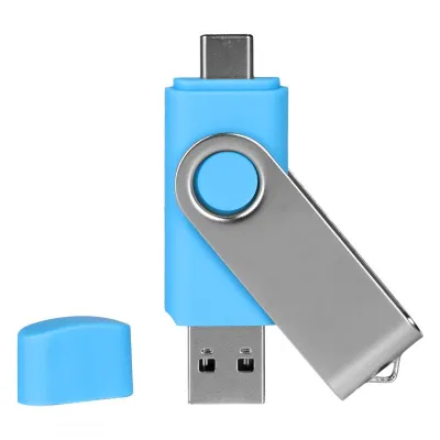 SMART C, usb flash memorija, svetlo plavi, 128GB