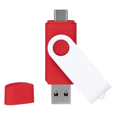 SMART C WHITE, usb flash memorija, crveni, 128GB