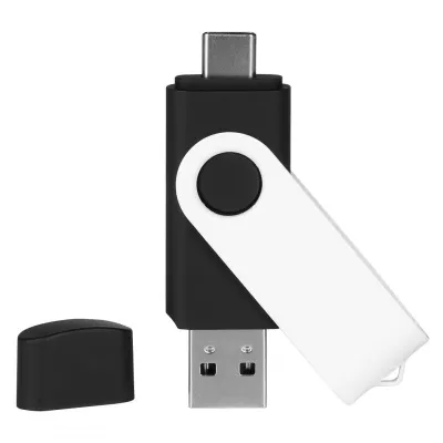SMART C WHITE, usb flash memorija, crni, 128GB
