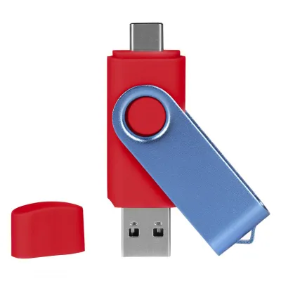SMART C SKY BLUE, usb flash memorija, crveni, 128GB