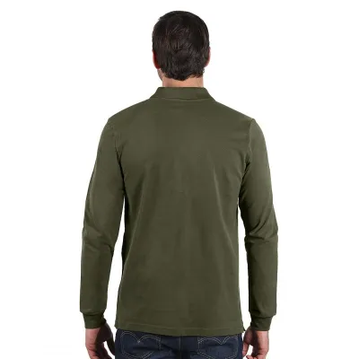AZZURRO II LSL, pamučna polo majica dugih rukava, 180 g/m2, maslinasta
