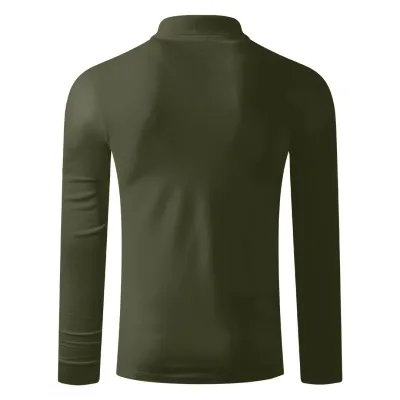 AZZURRO II LSL, pamučna polo majica dugih rukava, 180 g/m2, maslinasta