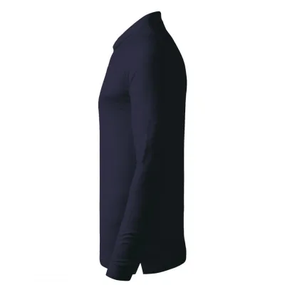 AZZURRO II LSL, pamučna polo majica dugih rukava, 180 g/m2, plava