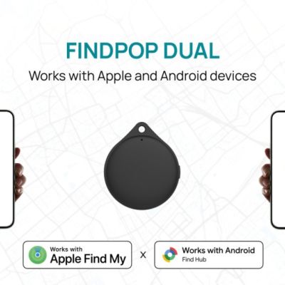 Findpop Dual RCS recycled plastic item finder IPX5