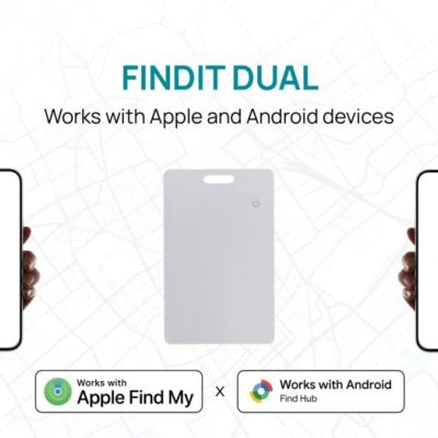 Findit Dual RCS rplastic ultra-thin finder card rechargeable