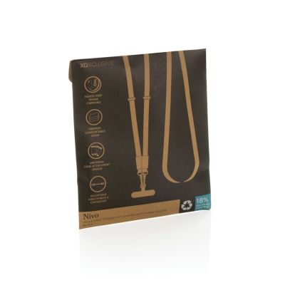 Nivo RCS recycled PET Crossbody lanyard
