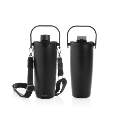 Avira Ayala RCS re-steel duosip lockable crossbody tumbler