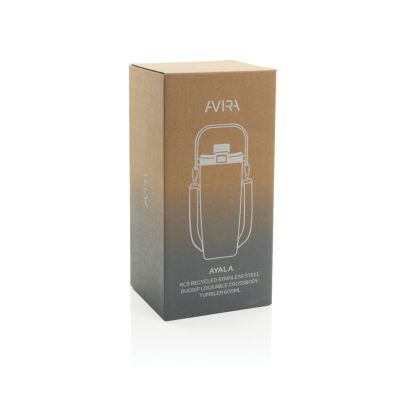 Avira Ayala RCS re-steel duosip lockable crossbody tumbler