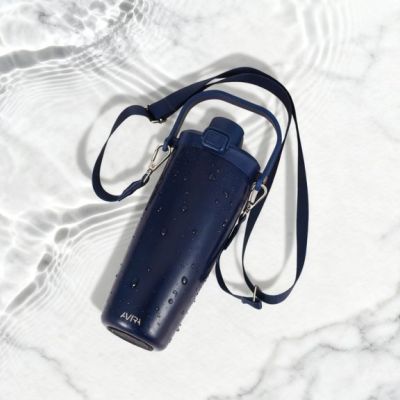 Avira Ayala RCS re-steel duosip lockable crossbody tumbler