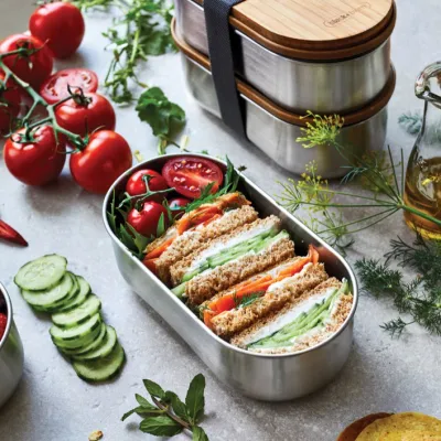 Black+Blum Stainless Steel Double Bento Box