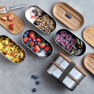 Black+Blum Stainless Steel Double Bento Box