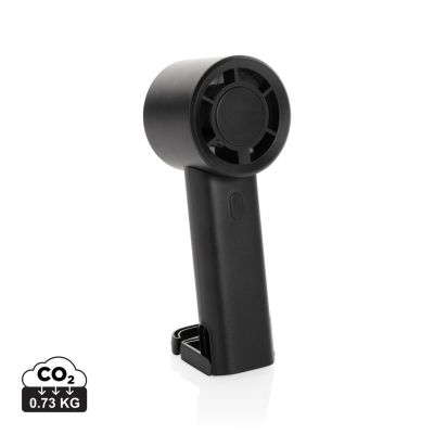 Twist RCS recycled plastic re-chargeable portable fan