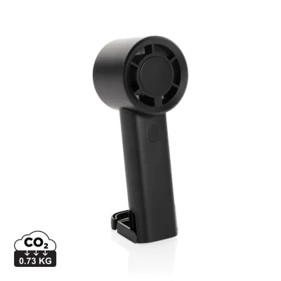 Twist RCS recycled plastic re-chargeable portable fan