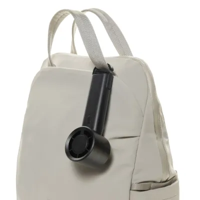 Twist RCS recycled plastic re-chargeable portable fan