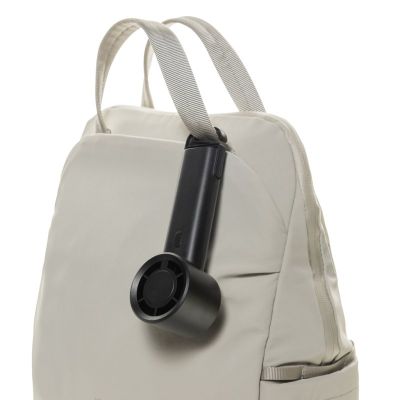 Twist RCS recycled plastic re-chargeable portable fan