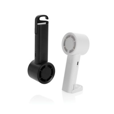 Twist RCS recycled plastic re-chargeable portable fan