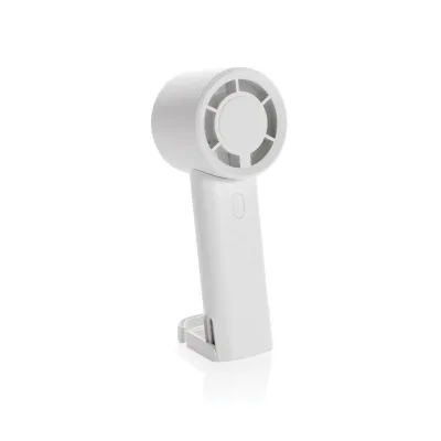 Twist RCS recycled plastic re-chargeable portable fan