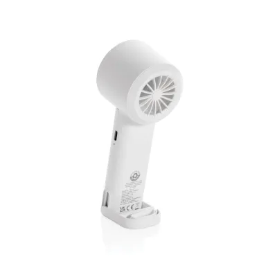 Twist RCS recycled plastic re-chargeable portable fan