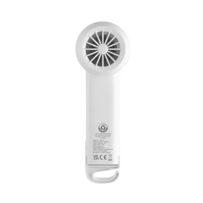 Twist RCS recycled plastic re-chargeable portable fan