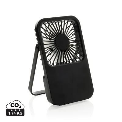 Aervina RCS recycled plastic re-chargeable desk fan