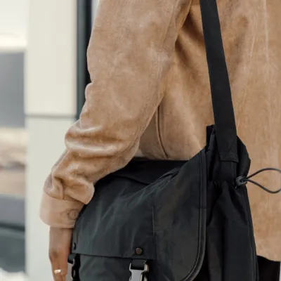 KENTO URBAN RCS recycled nylon 15.6 inch Messenger