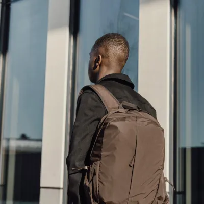 KENTO URBAN RCS recycled nylon 15.6 inch Backpack with front