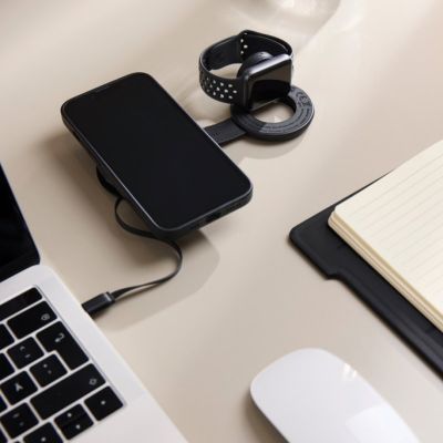 VINGA Baltimore RCS 2-in-1 Wireless 15W Travel Charger