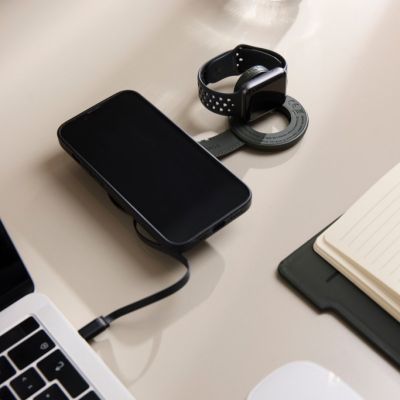 VINGA Baltimore RCS 2-in-1 Wireless 15W Travel Charger