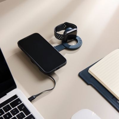 VINGA Baltimore RCS 2-in-1 Wireless 15W Travel Charger
