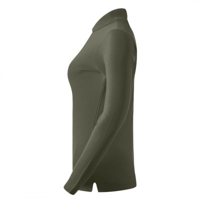 SUNNY LSL, ženska pamučna polo majica dugih rukava, 180 g/m2, maslinasta