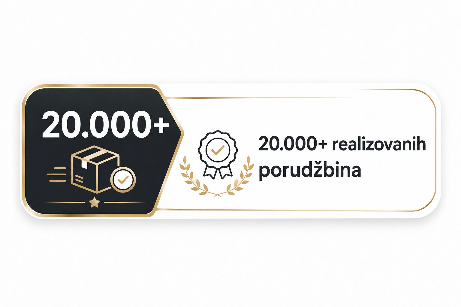 20.000+ realizovanih porudžbina