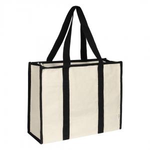 LIMONCELLO, torba od recikliranog pamuka, 450 g/m2, crna