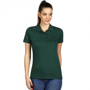 UNA, ženska pamučna polo majica, 180 g/m2, zelena