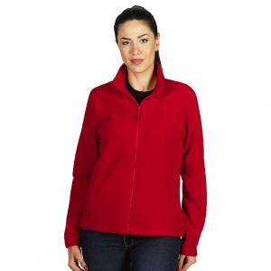 POLARIS LADY, ženska dukserica od brušenog polara, 280 g/m2, crvena