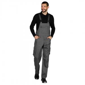 CRAFT BIB PANTS, radni polukombinezon, tamno sivi