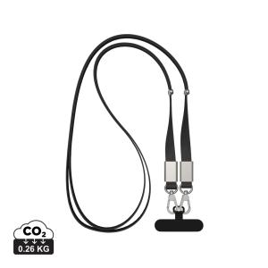 Nivo RCS recycled PET Crossbody lanyard