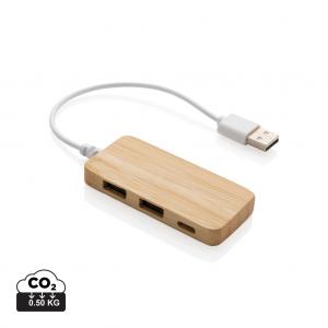 Bamboo hub with Type-C